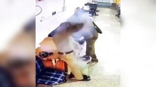 Man checking his Cell Phone Blows Off the Entire Arm with Shotgun (Slow Motion)