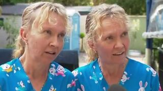 Australian identical twins speak in sync after witnessing an armed carjacking incident in Queensland