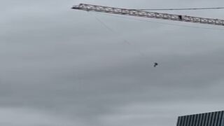 YIKES: Some Dude Took this Crane in Austin, TX for a Swing