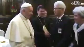 The Angry Pope? Video of the Pope's Angriest Moments, his is supposed to be at Peace with God at all times.