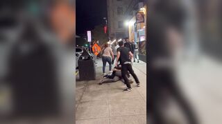 Watch this White Trash Kid with a Knife Stab Men Locked up and Fighting
