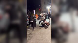 Watch this White Trash Kid with a Knife Stab Men Locked up and Fighting