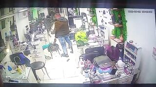 Policeman (36) kills woman (26) in her workplace. Shot 12 times then pops himself up