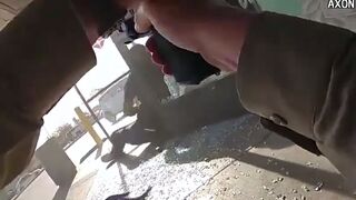Sergeant gets Shot but Continues to pump Bullets into Dead
