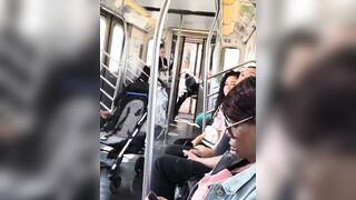 Primitive savage on the Train is just Disgusting