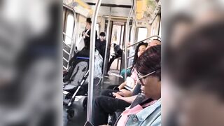 Primitive savage on the Train is just Disgusting