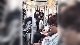 Primitive savage on the Train is just Disgusting