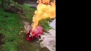 How To Put Out Propane Gas Tank Fire