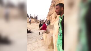 Hot European woman in Egypt. Is she still alive?