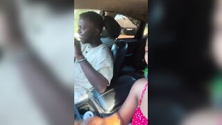 Girl gives Kiss for Content Views while Driving