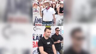 Liberal man gets FACT CHECKED by Charlie Kirk in real time..