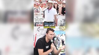 Liberal man gets FACT CHECKED by Charlie Kirk in real time..