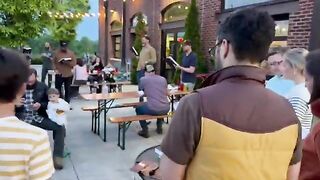 Beer & Hymns at a Local Brewery. My Kind of Bar!!!