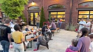 Beer & Hymns at a Local Brewery. My Kind of Bar!!!