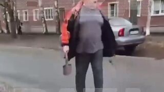Russian Police had to shoot a 59-year-old Afghan veteran: The Man takes Bullets like Nothing