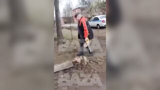 Russian Police had to shoot a 59-year-old Afghan veteran: The Man takes Bullets like Nothing