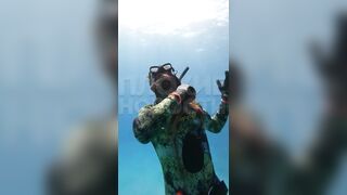 Rare Video of a Diver being Strangled by an Octopus