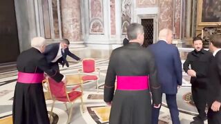 French President Macron is Dissed by Trump and Zelensky