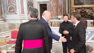 French President Macron is Dissed by Trump and Zelensky