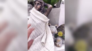 Not even Female Statues showing too Much are Safe in the English Speaking Mall