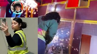 A Female Welding Engineer goes viral after showcasing her skills, thriving in a male-dominated field