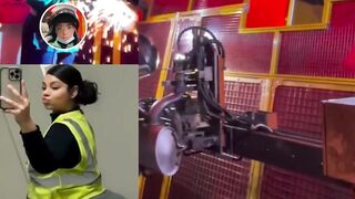 A Female Welding Engineer goes viral after showcasing her skills, thriving in a male-dominated field