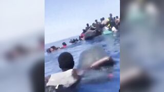 These Africans who got stranded in the Mediterranean Sea, according to Source None Survived