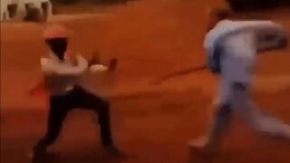 Bumbaclot! A Chinese contractor who refused to pay his casual workers in Africa