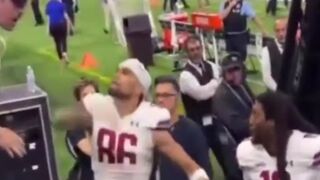 Scumbag Black UFL Player slaps St. Louis fan in the face