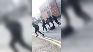 Disbelief after 14-yr-old Irish boy beaten by Immigrant gang in broad daylight in Dundalk, Ireland