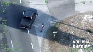 Man's Girlfriend attempts to Flee on a Scooter as He is Arrested lol