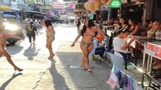 WILD: American Walks down a Street in Thailand ands Feels like a Pretty Girl does Walking through Immigrants