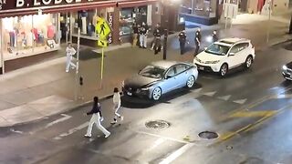 ‘Why did he try to Tase me?! Albany Police Officer appears to Tase Random Woman