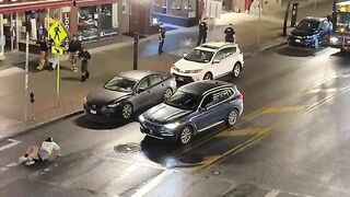 ‘Why did he try to Tase me?! Albany Police Officer appears to Tase Random Woman