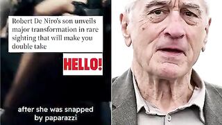 Robert DeNiro's Son Comes out as a Tranny.... Bad Year for ole Bobby! No Wonder he's So Angry.