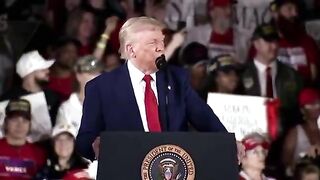 Comedian and Chief... Trump Casually Destroys a Heckler at his 100 Day Rally! Lol
