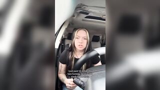 Chick is Heated about her Taco Price.