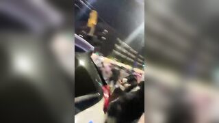 Not-so-smart black guy opens fire at crowd in front of cops, is immediately Shot by the Cops. Tulsa, Oklahoma, USA