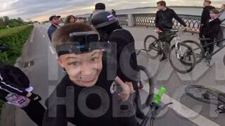 Tough Guy beats Up Kid. Kid gets Back Up from his People and is Happy about It