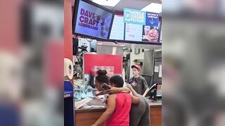 Another day Another ghetto blowout at Wendy’s