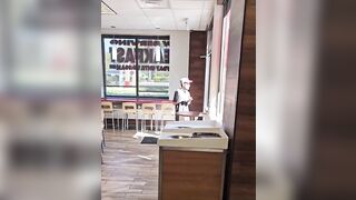 Another day Another ghetto blowout at Wendy’s