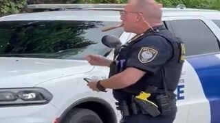 Wokies are Demanding this DHS Officer be Fired for Smoking a Cigar after Arresting Migrants. Lol