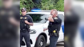 Wokies are Demanding this DHS Officer be Fired for Smoking a Cigar after Arresting Migrants. Lol