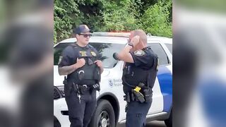 Wokies are Demanding this DHS Officer be Fired for Smoking a Cigar after Arresting Migrants. Lol