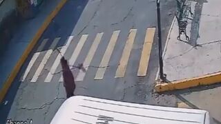 Justice demanded in Tlaxcala after death of elderly woman struck by pedestrian at crosswalk