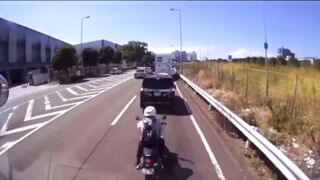 This one of those insane accidents