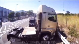 This one of those insane accidents