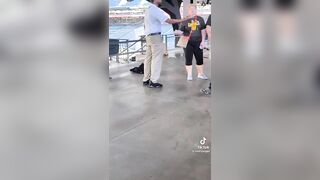 Pirates Usher Beats up Fan and Whips him with Belt after Being Spit on