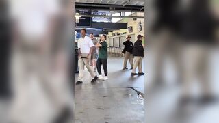 Pirates Usher Beats up Fan and Whips him with Belt after Being Spit on