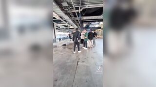 Pirates Usher Beats up Fan and Whips him with Belt after Being Spit on